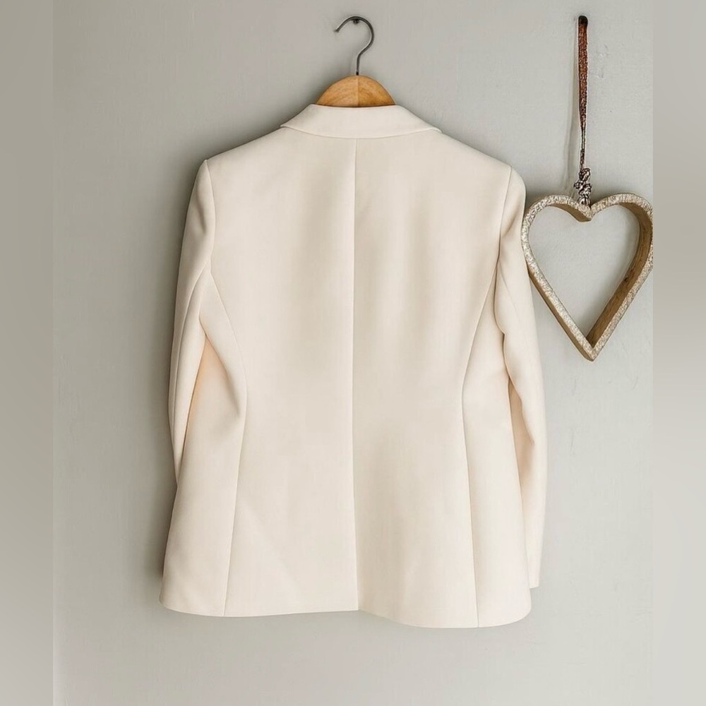 Anne Klein Women's Blazer Sz-4 Single-breasted, one-button style, featuring - Picture 2 of 13